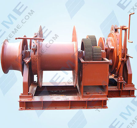 Combined anchor winch